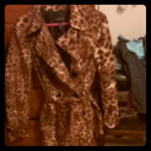 Behar animal print coat